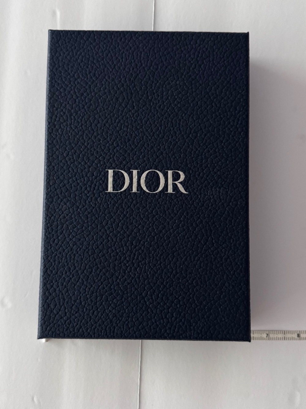 Dior Navy Blue Luxury Gift Box + Logo Drawstring Dust Bag